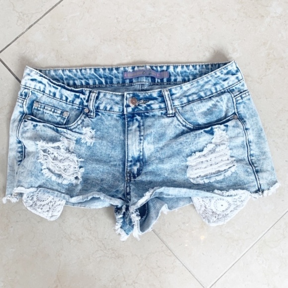 boom boom jean shorts